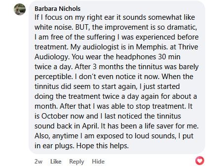 Lenire review from Barbara Facebook