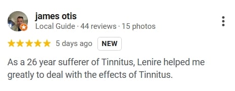 5 Star Google Review for Lenire from James Otis