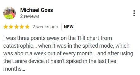 5 Star Google Review for Lenire from Michael Goss