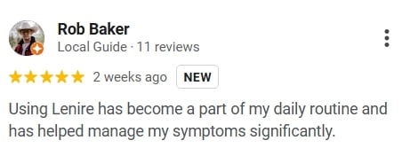 5 Star Google Review for Lenire from Rob Baker
