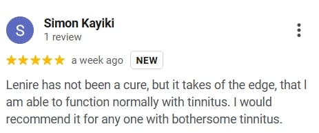 5 Star Google Review for Lenire from Simon Kayiki